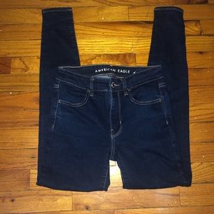 AMERICAN EAGLE SUPER STRETCH HI-RISE JEGGING!